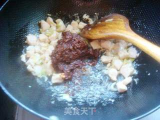 鸡肉青椒炸酱面--手擀紫薯面的做法步骤：5