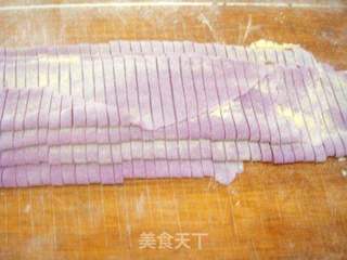 鸡肉青椒炸酱面--手擀紫薯面的做法步骤：12