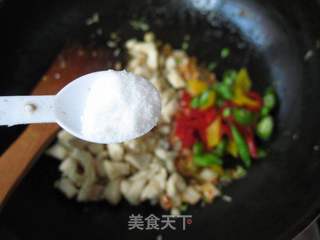 韩式家常菜—泡菜炒鸡丁的做法步骤：5