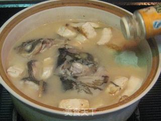 鲢鱼头滚豆腐的做法步骤:8