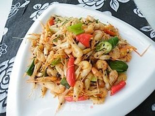 辣炒河虾的做法步骤:8