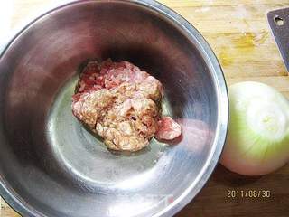 洋葱酱香肉馅饼的做法步骤:2