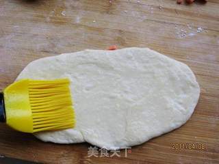 火腿香葱卷饼的做法步骤：4