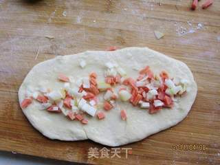 火腿香葱卷饼的做法步骤：5