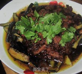 香香酱茄子的做法步骤:9