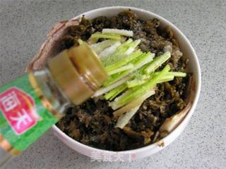 芽菜蒸肉的做法步骤:6