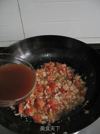 番茄肉酱拌面的做法步骤:11