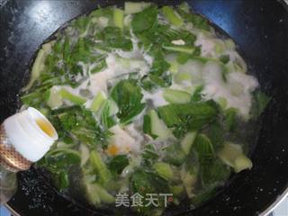 青菜豆腐汤的做法步骤：6