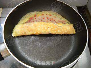 洋葱蛋卷饼的做法步骤:9