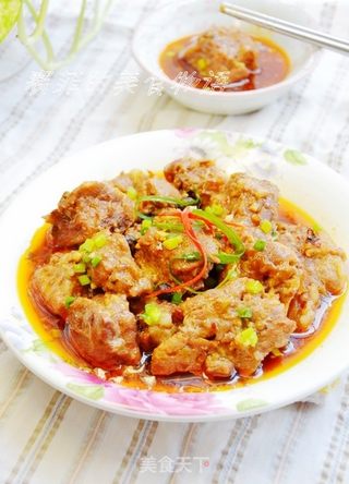 豆椒排骨的做法步骤:6