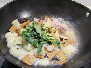 豆腐干烧肉的做法步骤:5