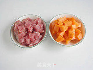 清新爽口—爆炒三丁的做法步骤:2
