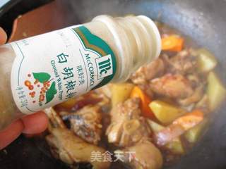 味道劲爆—韩国辣煮鸡的做法步骤:9