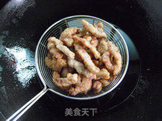 酸甜可口—蒜香糖醋里脊的做法步骤:8