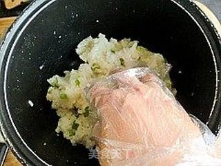 馋嘴小吃---咸味糍粑的做法步骤：6