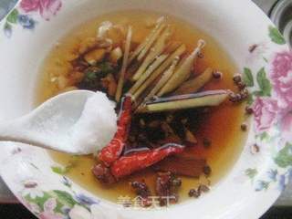 炝青虾(醉虾)的做法步骤:4