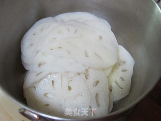 葱爆藕片的做法步骤:2