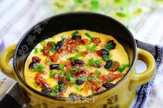 豆豉鲮鱼蒸水蛋的做法步骤:8