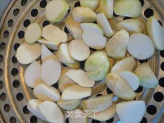 秋天素补——葱香小芋头的做法步骤：4