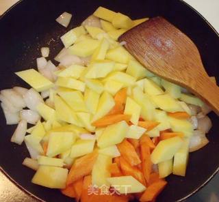 咖喱鸡肉饭的做法步骤:7