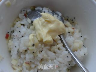 【花样寿司】----水果寿司饭团的做法步骤：6