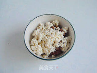 多重营养—肉末豆腐鸡蛋饼的做法步骤:3