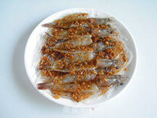 绝味搭配—清蒸粉丝蒜茸虾的做法步骤:9