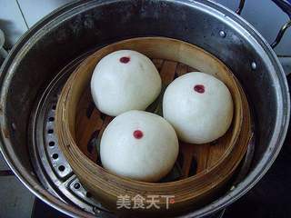 豆沙包的做法步骤:9