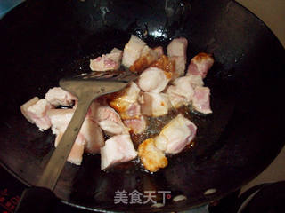 不用火也能做的私房笋干红烧肉的做法步骤:6