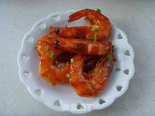 红酒烹虾的做法步骤:9