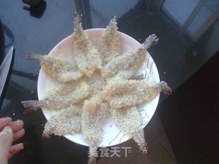 黄金蝴蝶虾的做法步骤：9