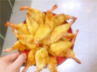 黄金蝴蝶虾的做法步骤：11