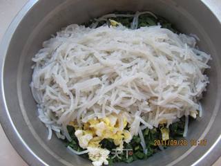 粉条韭菜饼的做法步骤:5