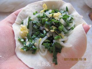 粉条韭菜饼的做法步骤:8