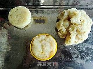 馋嘴小吃---香煎桂花糯米糕的做法步骤：7