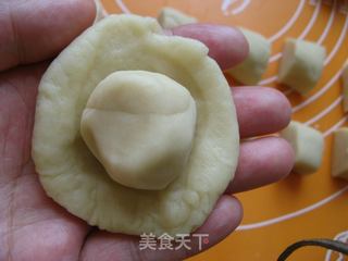 酥皮月饼(无花果馅和花生馅)的做法步骤:5