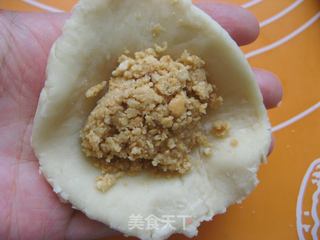 酥皮月饼(无花果馅和花生馅)的做法步骤:12
