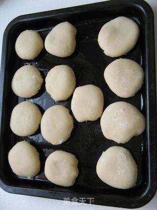 酥皮月饼(无花果馅和花生馅)的做法步骤:13