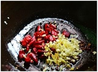 干煸四季豆的做法步骤:5