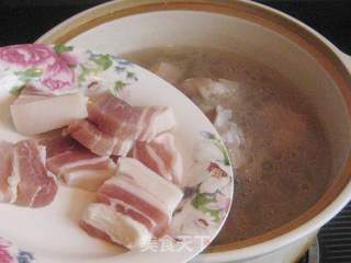 黄豆腌笃鲜的做法步骤:6