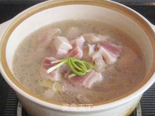 黄豆腌笃鲜的做法步骤:7