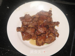 洋葱黑椒猪颈肉的做法步骤:6