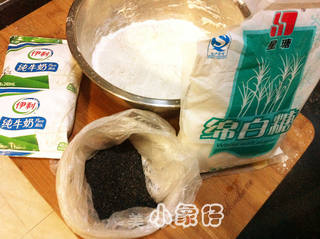 奶香芝麻小脆片的做法步骤：1