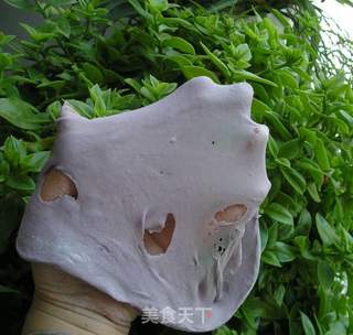 紫薯肉松麻花卷的做法步骤：4