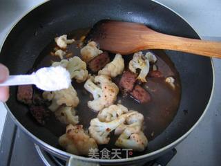 干锅菜花的做法步骤：8