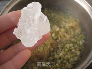 利水排毒—玉米须绿豆糖水的做法步骤：4