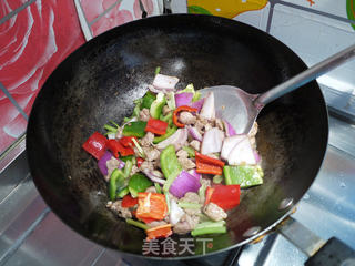 新疆炒面片的做法步骤:7