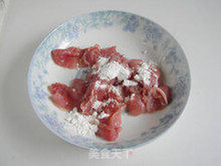 下酒下饭—葱香牙签肉的做法步骤:3