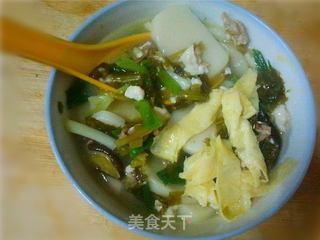 特色汤年糕的做法步骤:16