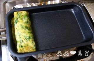 三叶鸡蛋卷的做法步骤:9